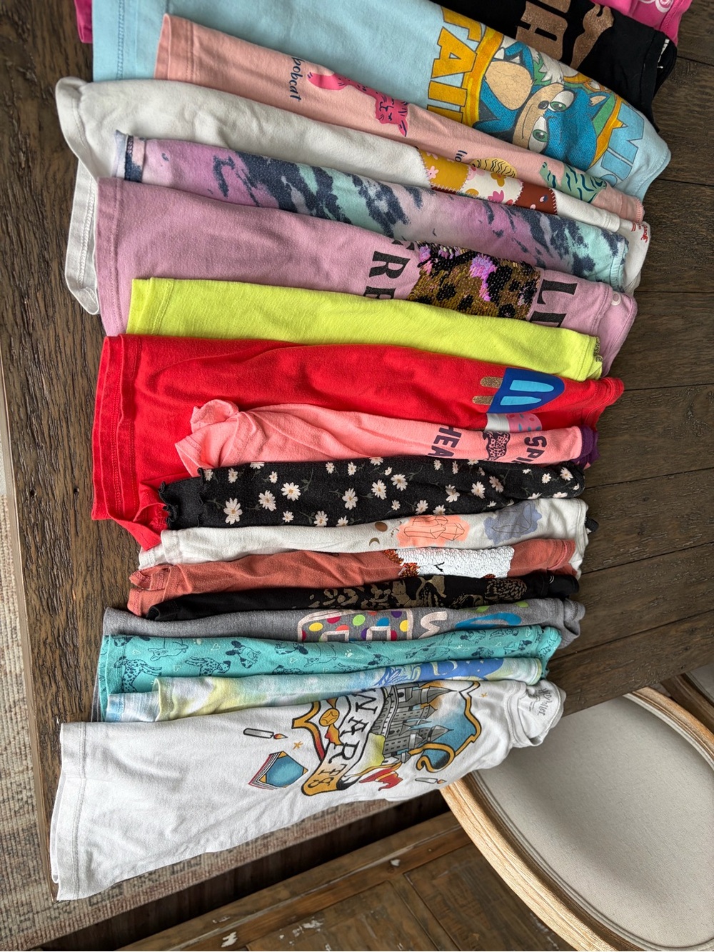 SO Girls' Short Sleeve Tees - Red, Pink, Yellow, Black, White, Blue, Coral